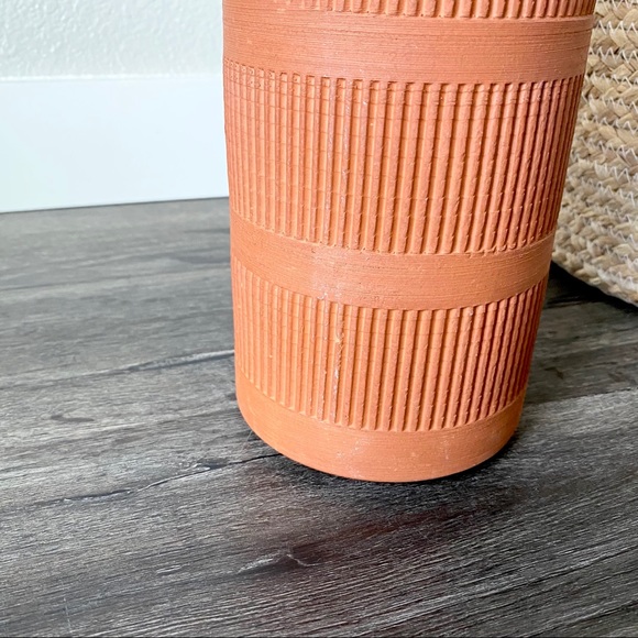 Handmade Terra Cotta Vase - Picture 2 of 5